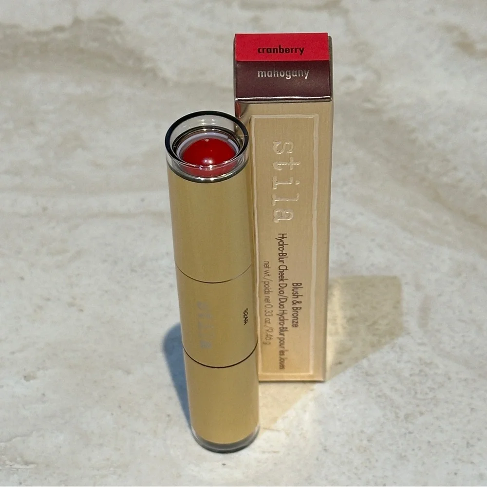 Stila Blush & Bronze Hydro-Blur Cheek Duo- Cranberry & Mahogany